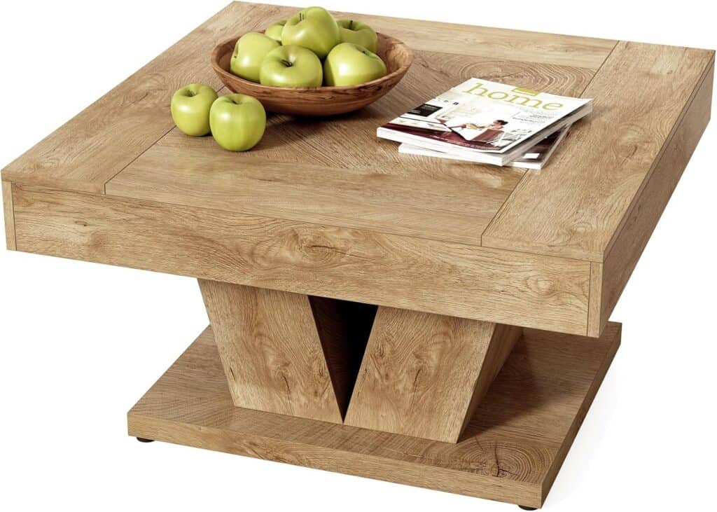 LITTLE TREE Square Coffee Table-Oak
