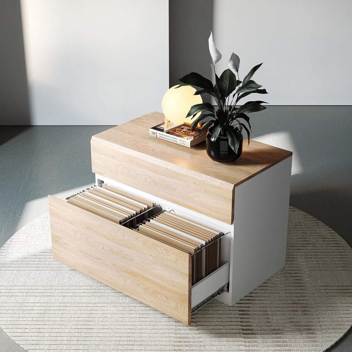 ModernMate 31-Inch 2-Drawer Lateral File Cabinet