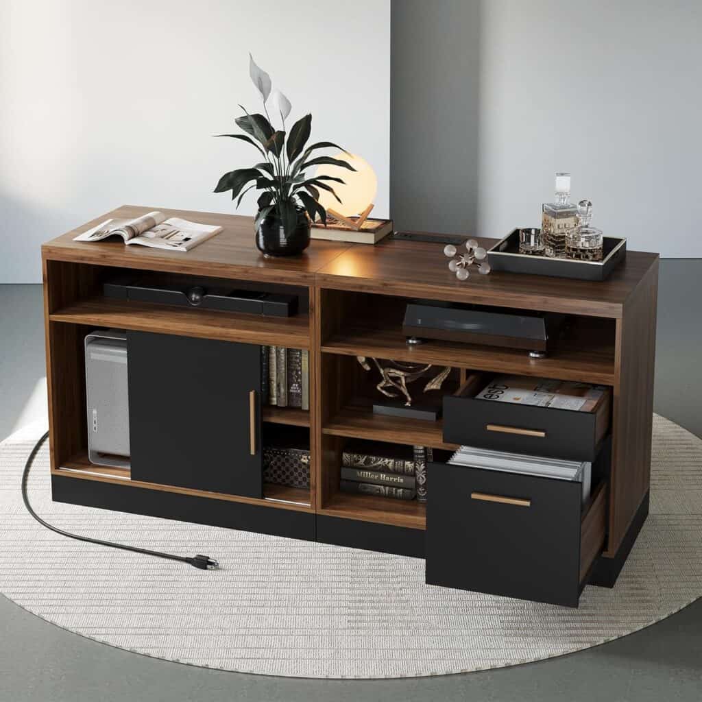 ModernMate 63-Inch Lateral File Cabinet with Lock