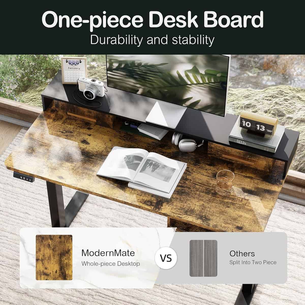 ModernMate Standing Desk with 4 Drawers