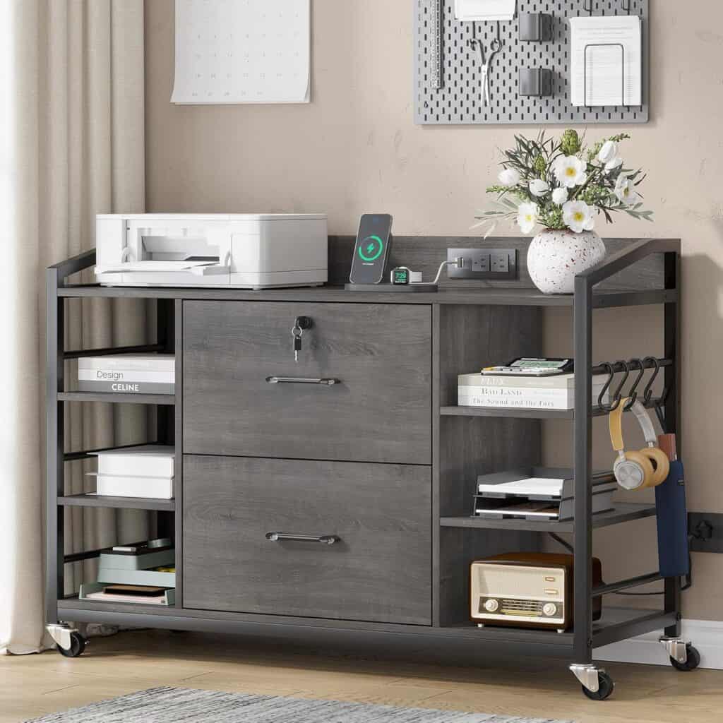 SEDETA 44-Inch File Cabinet with Lock