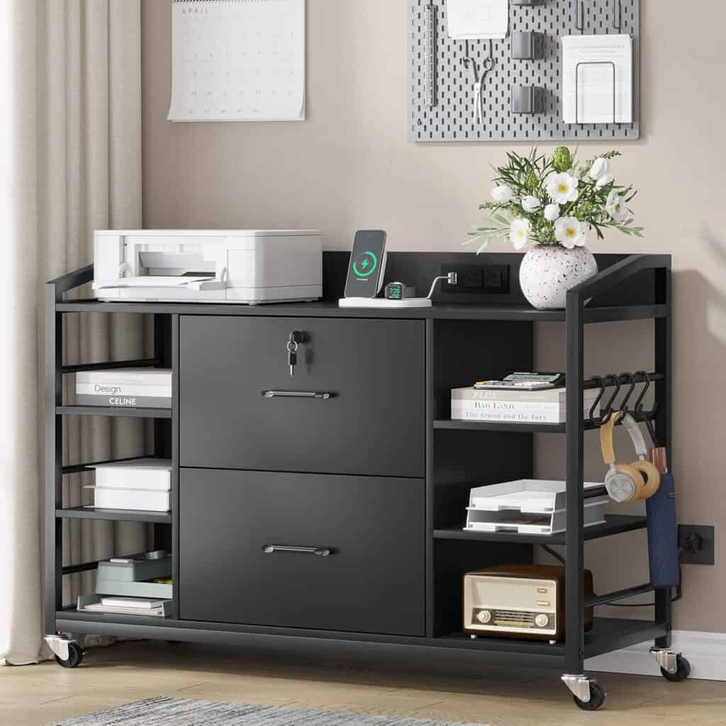 SEDETA 44-Inch Office File Cabinet with Lock