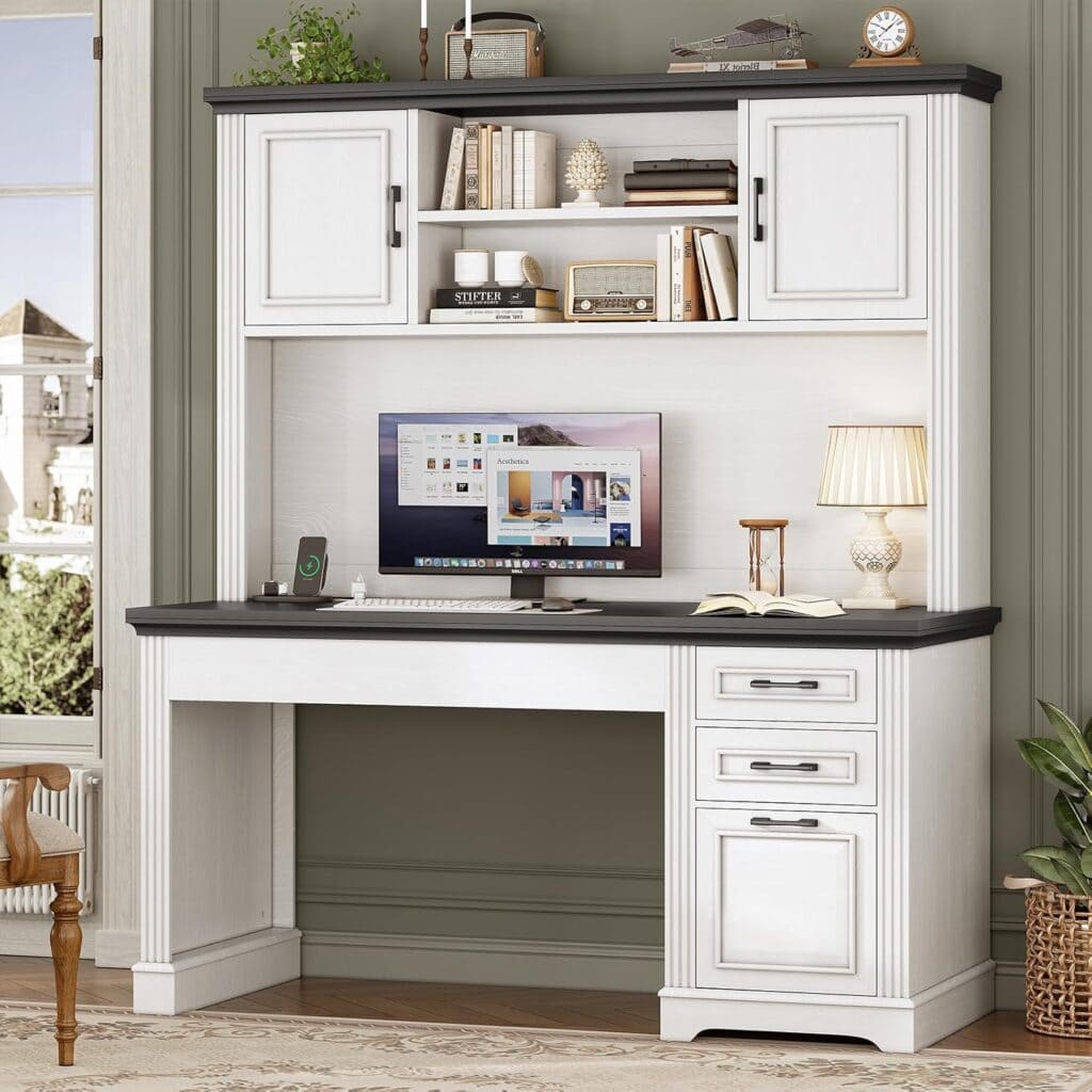 SEDETA Farmhouse Computer Desk