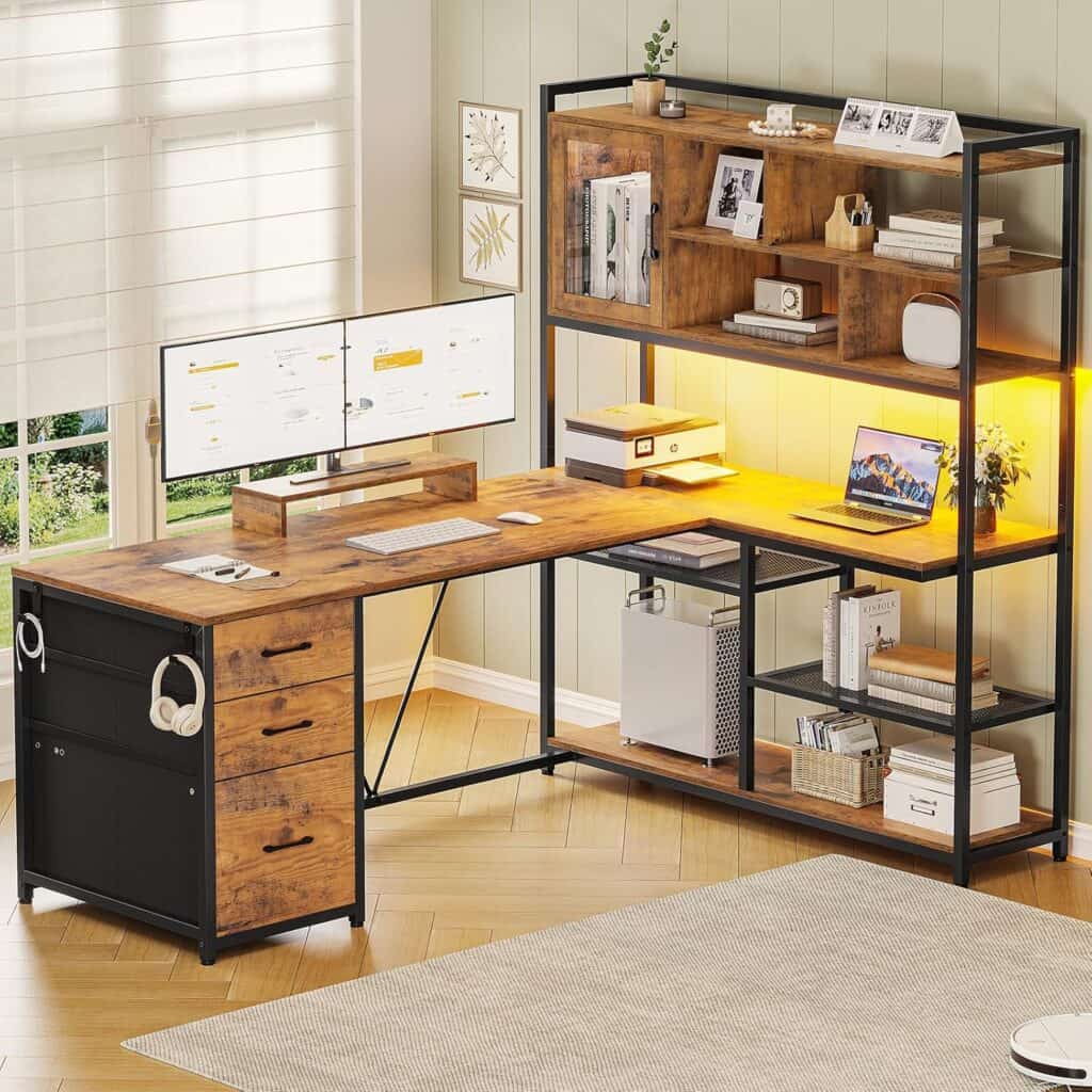 SEDETA L Shaped Computer Desk