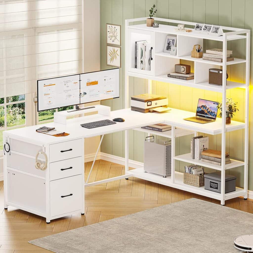 SEDETA L Shaped Computer Desk