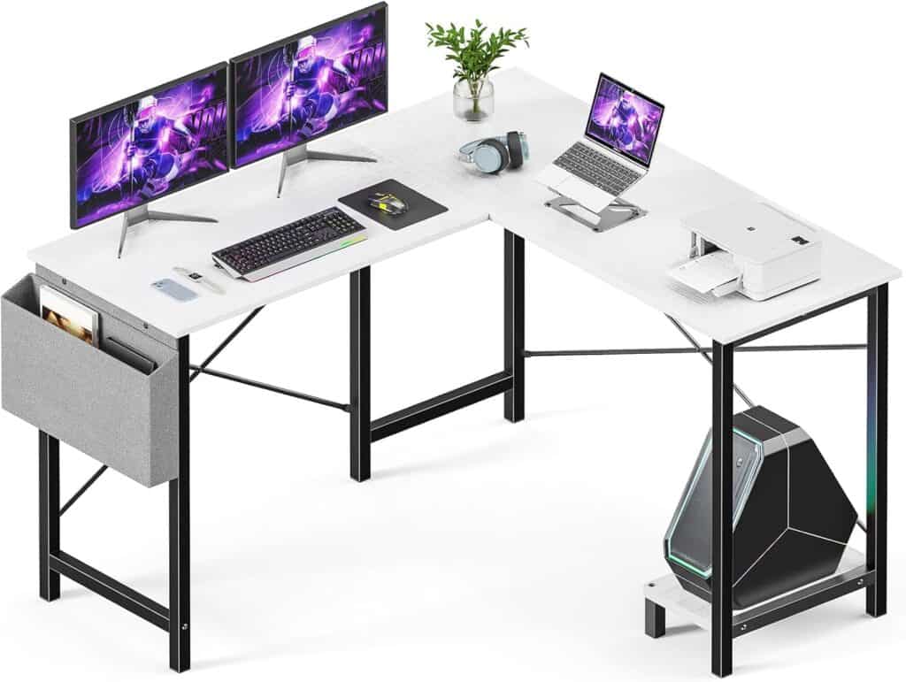 Sweetcrispy L Shaped Computer Desk
