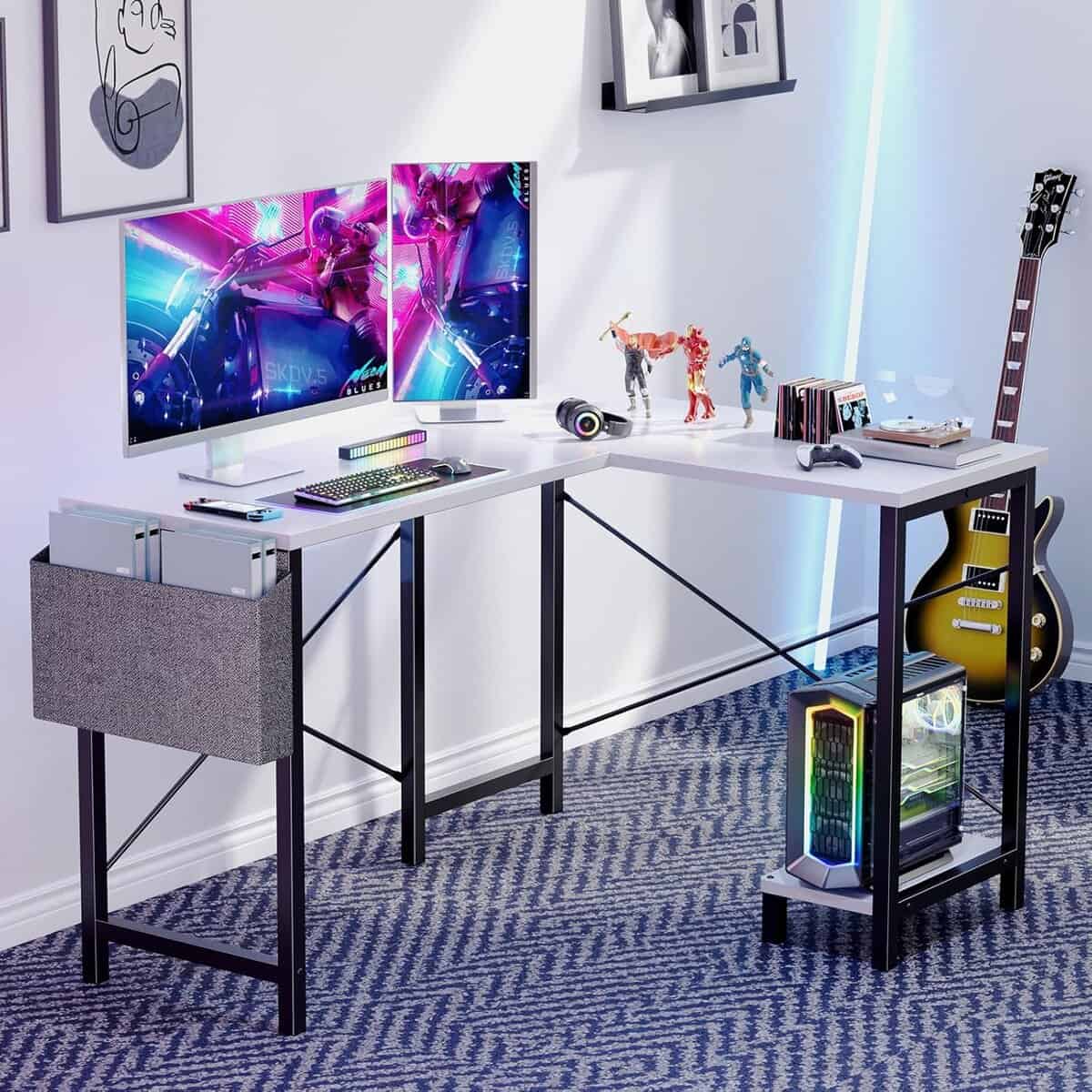 Sweetcrispy L Shaped Computer Desk 