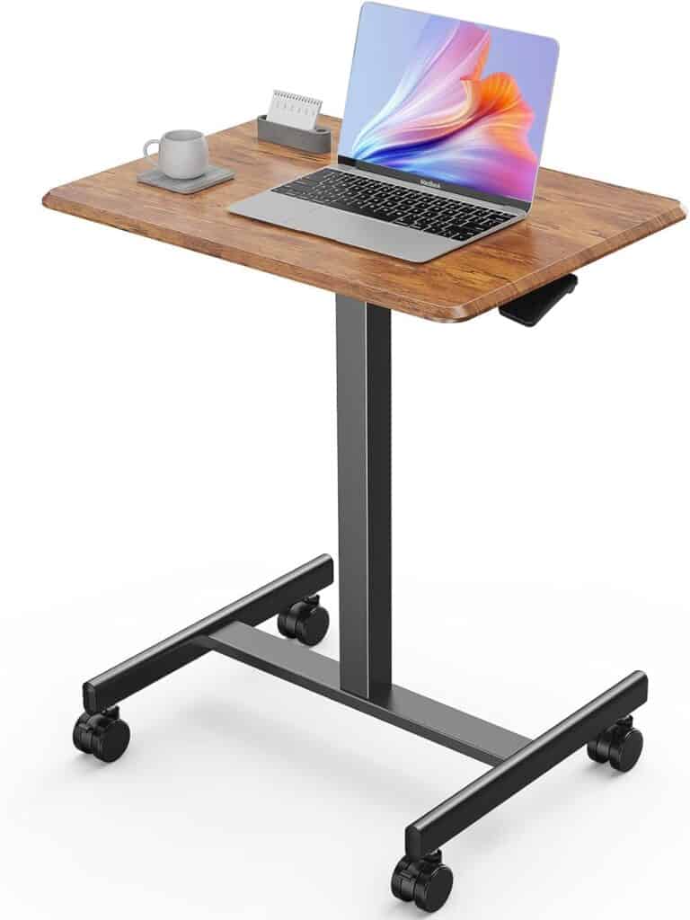 Sweetcrispy Mobile Small Standing Desk