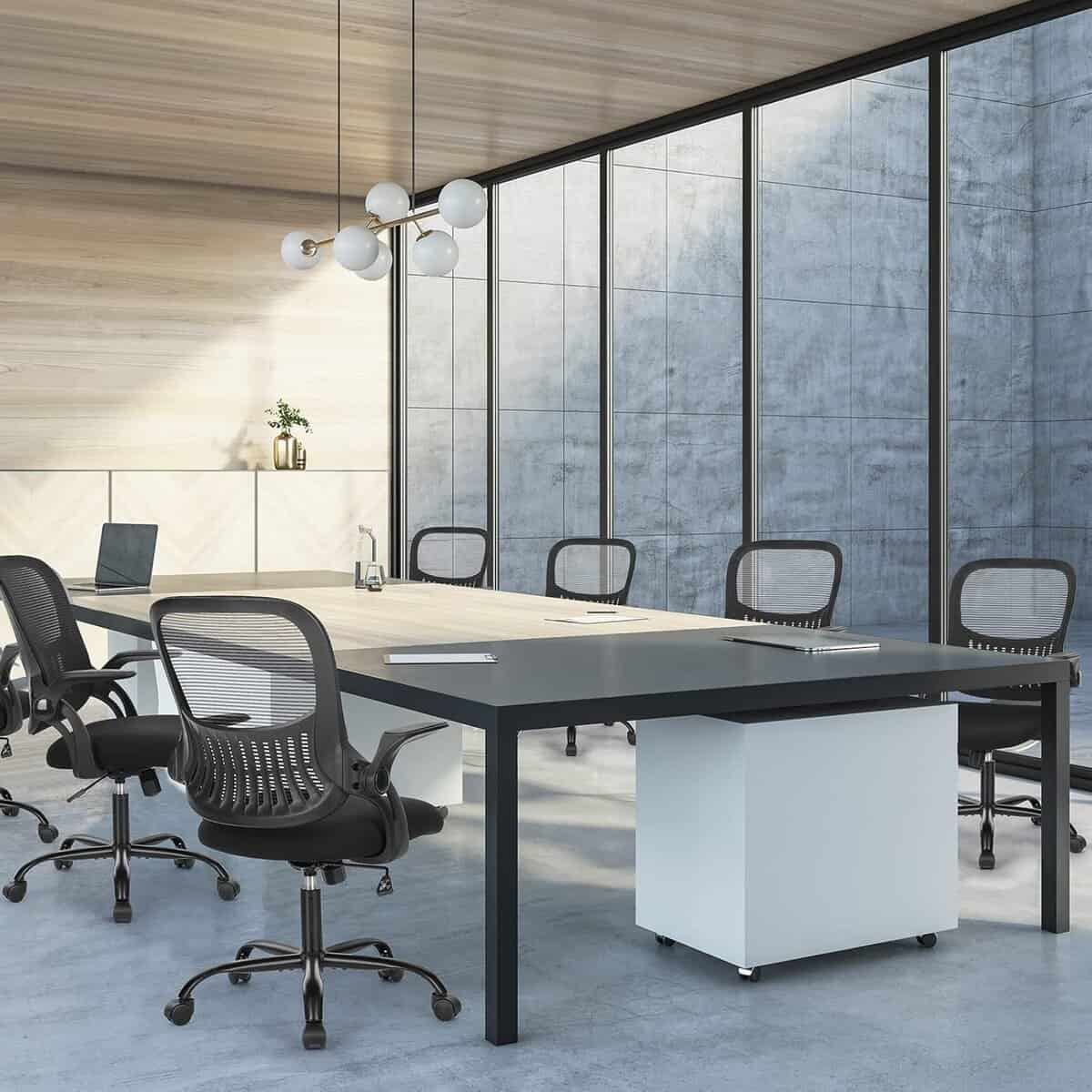 Sweetcrispy Office Desk Chair-Balck