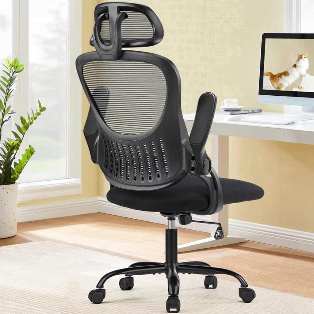 Sweetcrispy Office Desk Chair Black