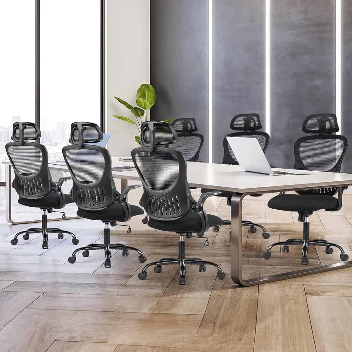 Sweetcrispy Office Desk Chair Black