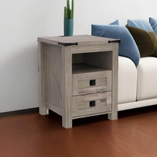 T4TREAM 24" Nightstand with Charging Station