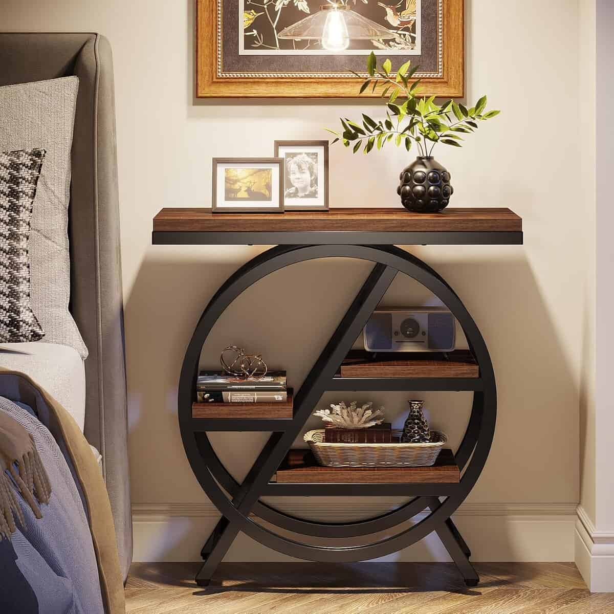 Tribesigns 3-Tier Narrow End Table 