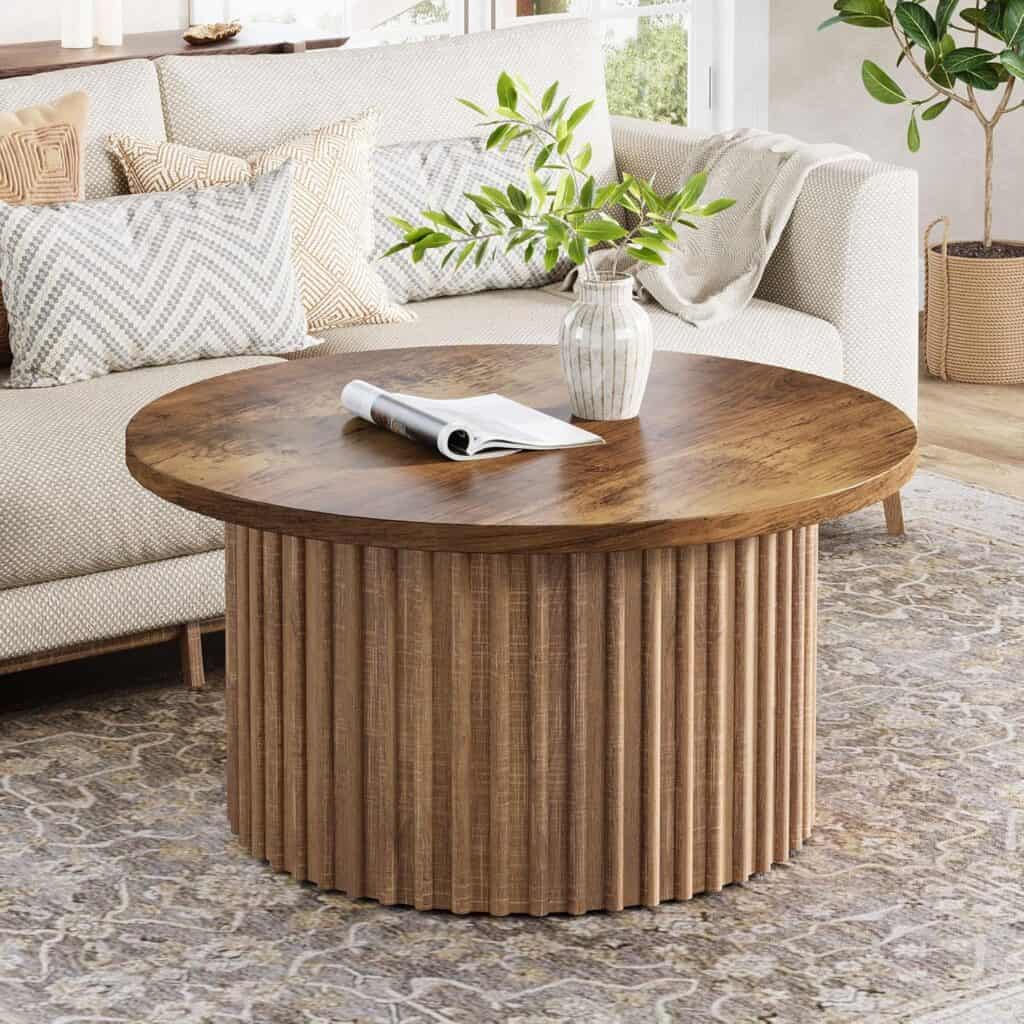 Tribesigns 31.5" Round Coffee Table