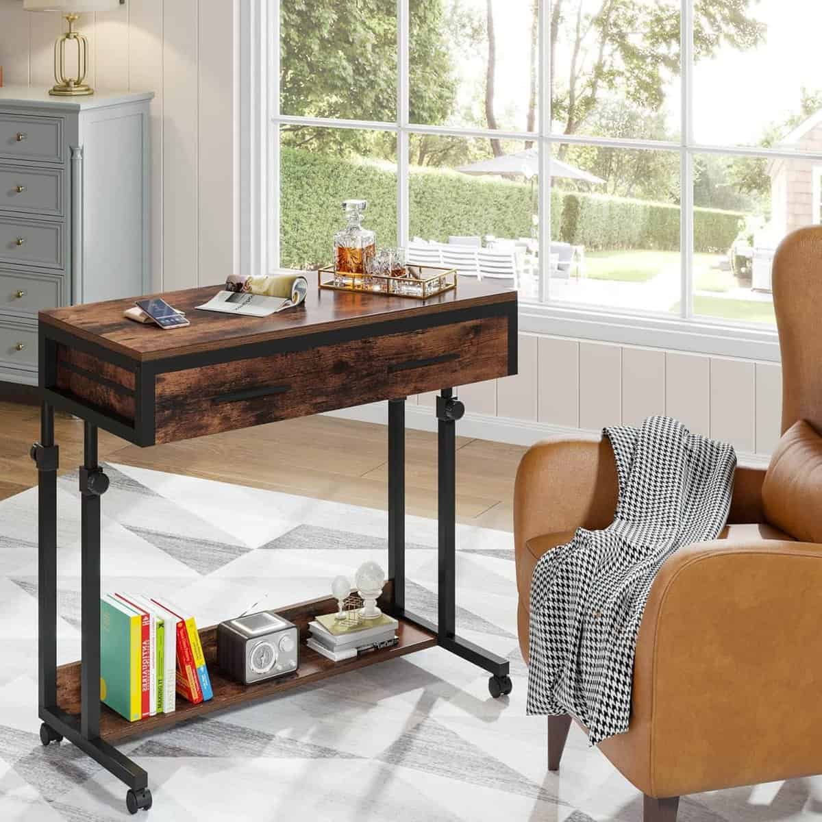 Tribesigns 32-Inch Height Adjustable Portable Desk