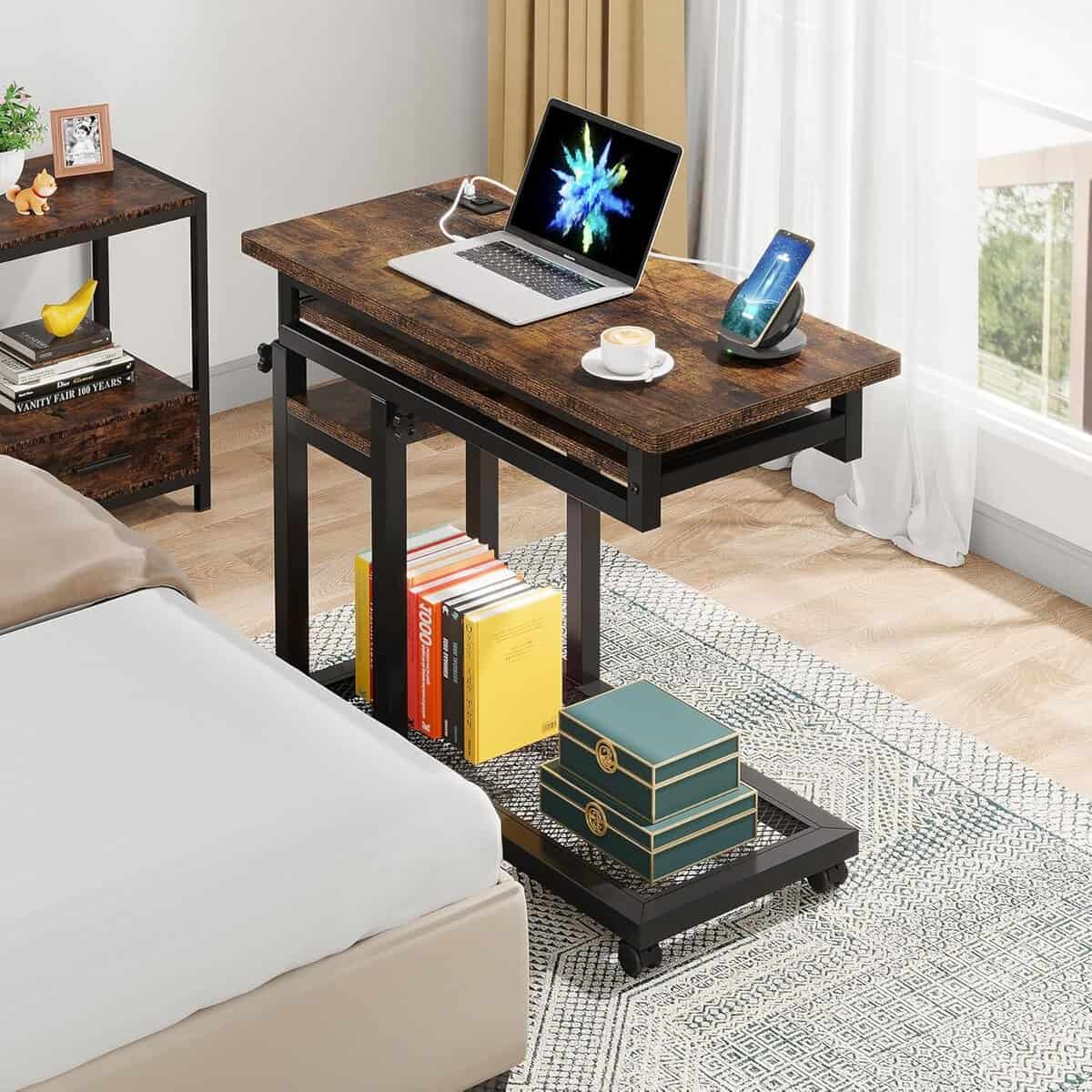 Tribesigns 32-Inch Height Adjustable Portable Desk
