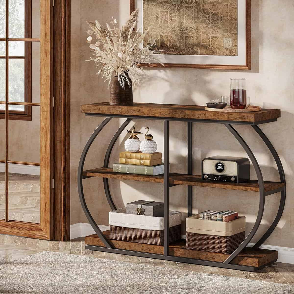Tribesigns 41.3-Inch Industrial Console Table