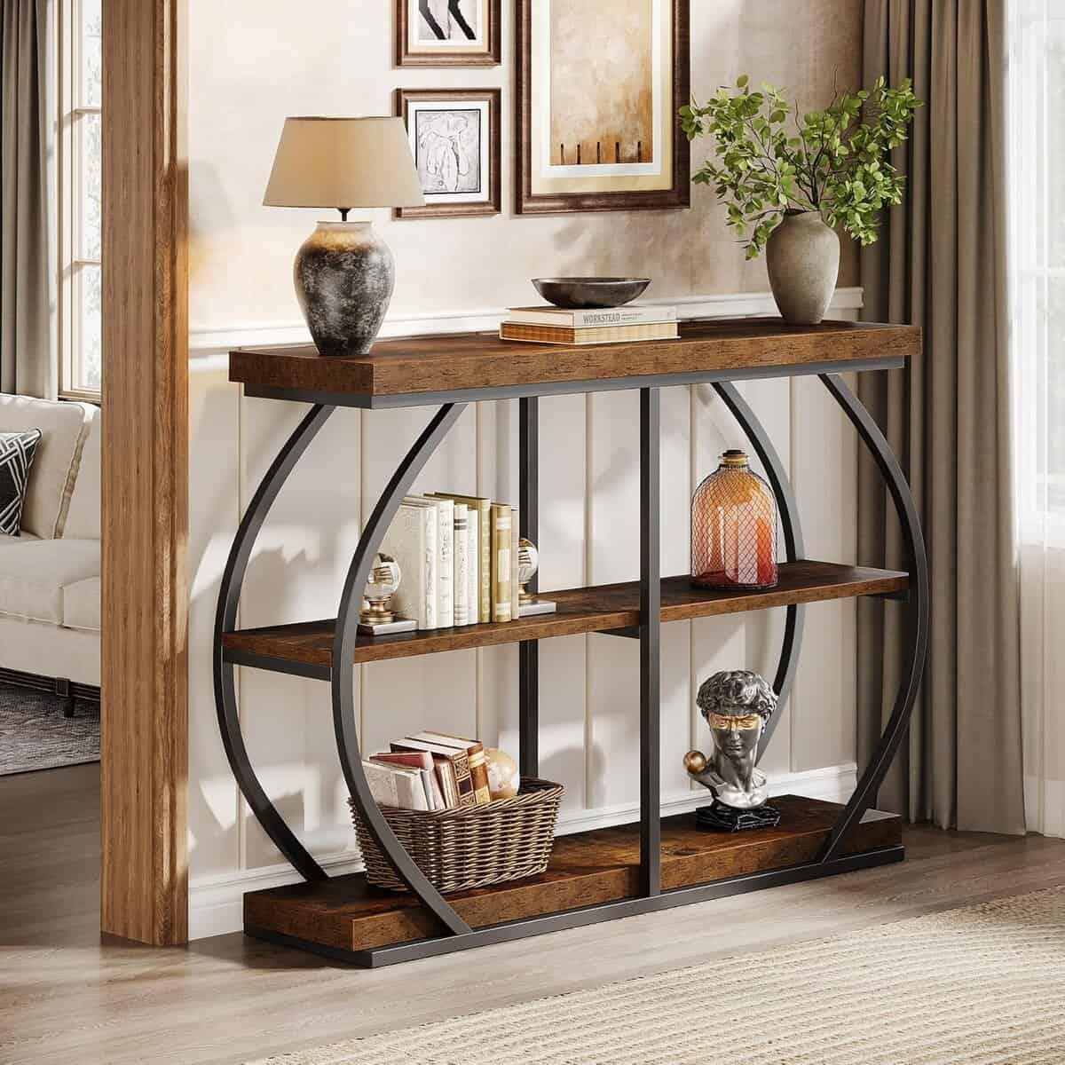 Tribesigns 41.3-Inch Industrial Console Table