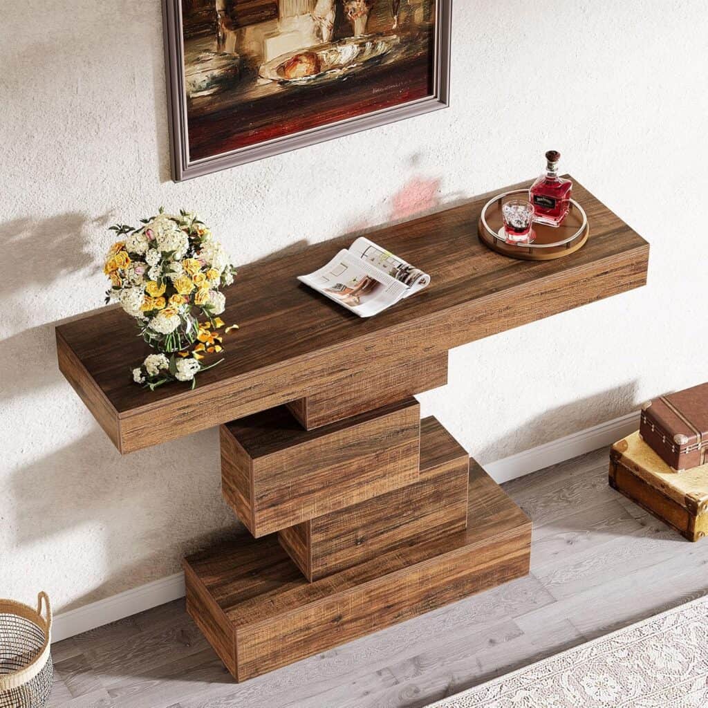 Tribesigns 42.5-Inch Farmhouse Console Table