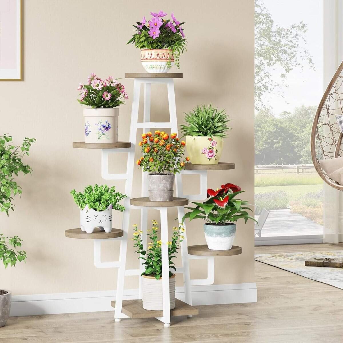 Tribesigns 43.3-Inch 7-Tier Corner Plant Stand