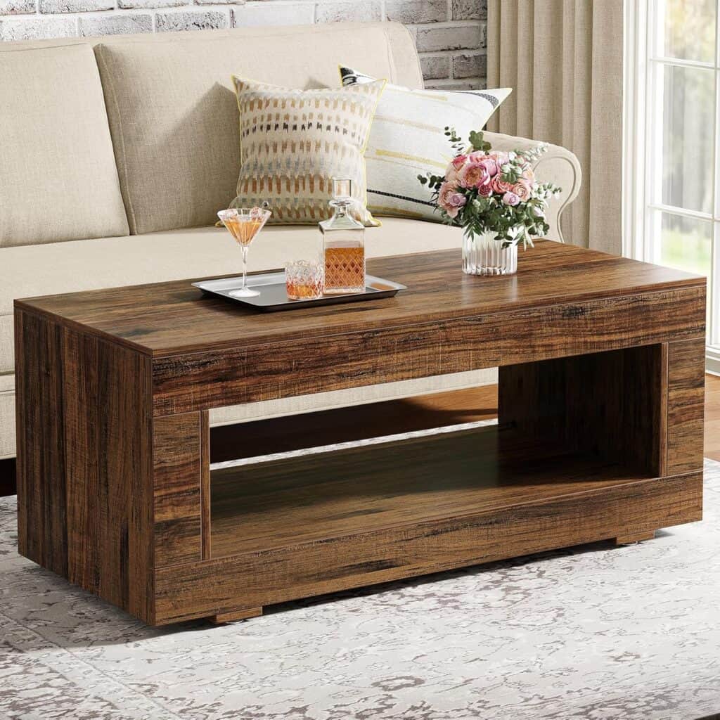 Tribesigns 43.3-Inch Modern Coffee Table