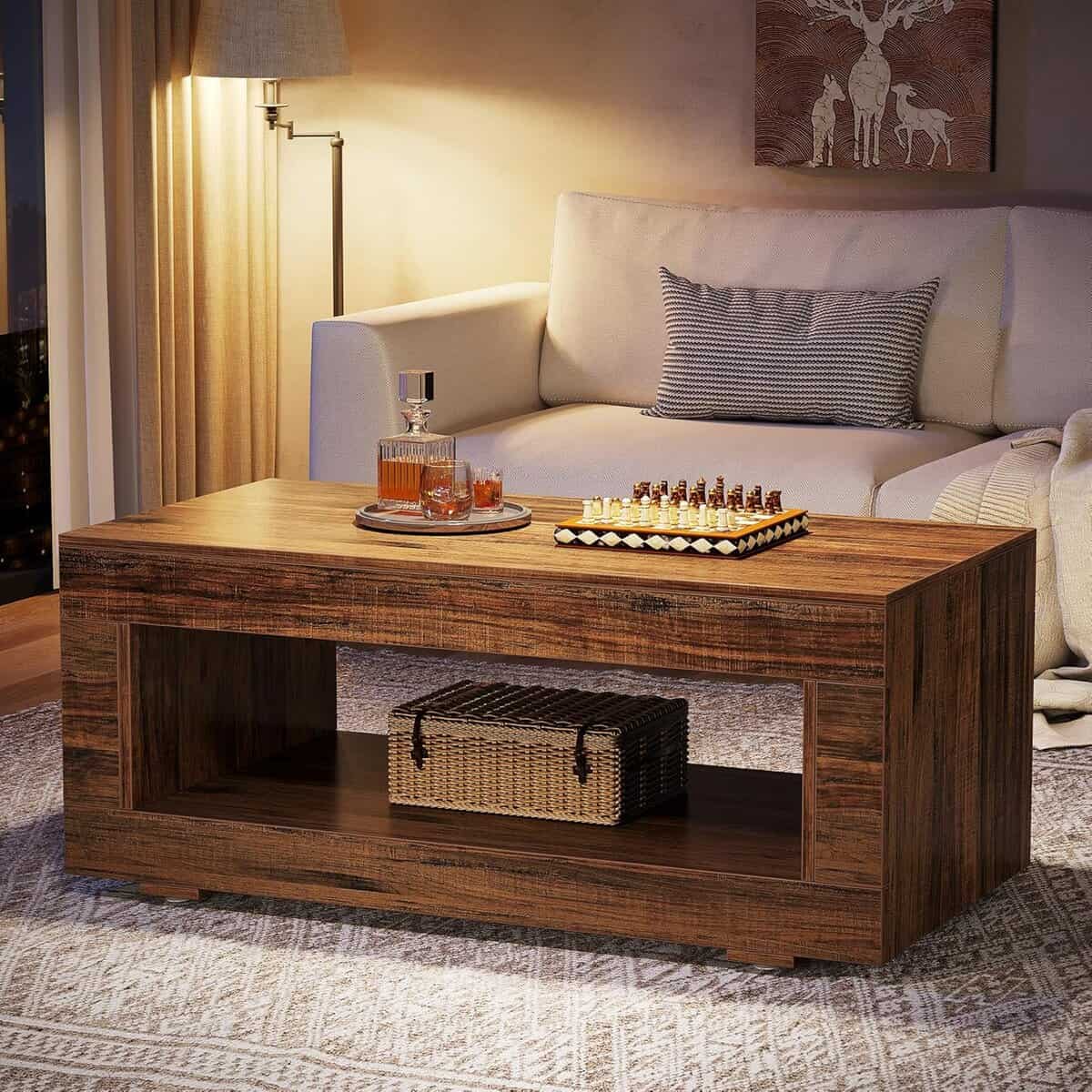 Tribesigns 43.3-Inch Modern Coffee Table