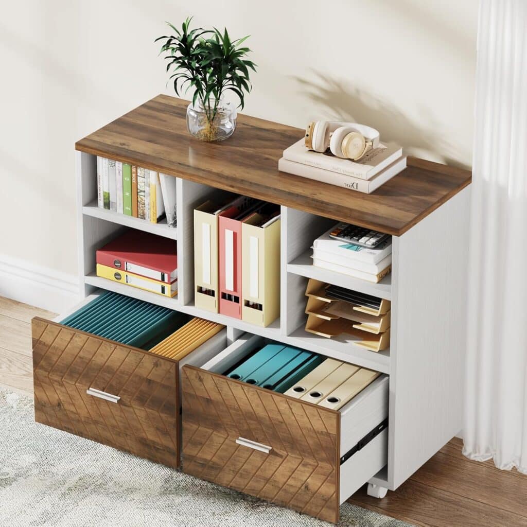 Tribesigns 43-Inch 2-Drawer File Cabinet