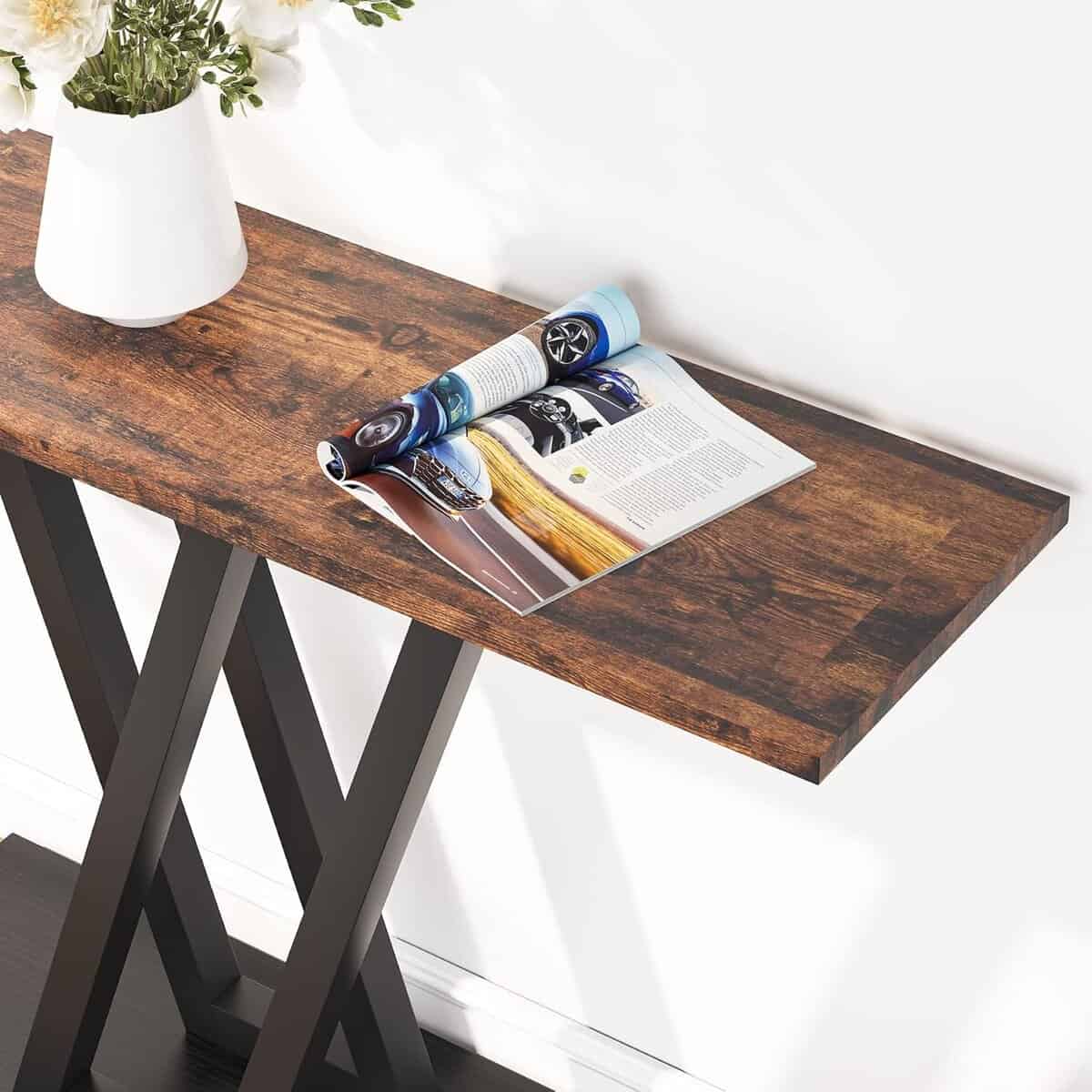 Tribesigns 43-Inch Industrial Console Table