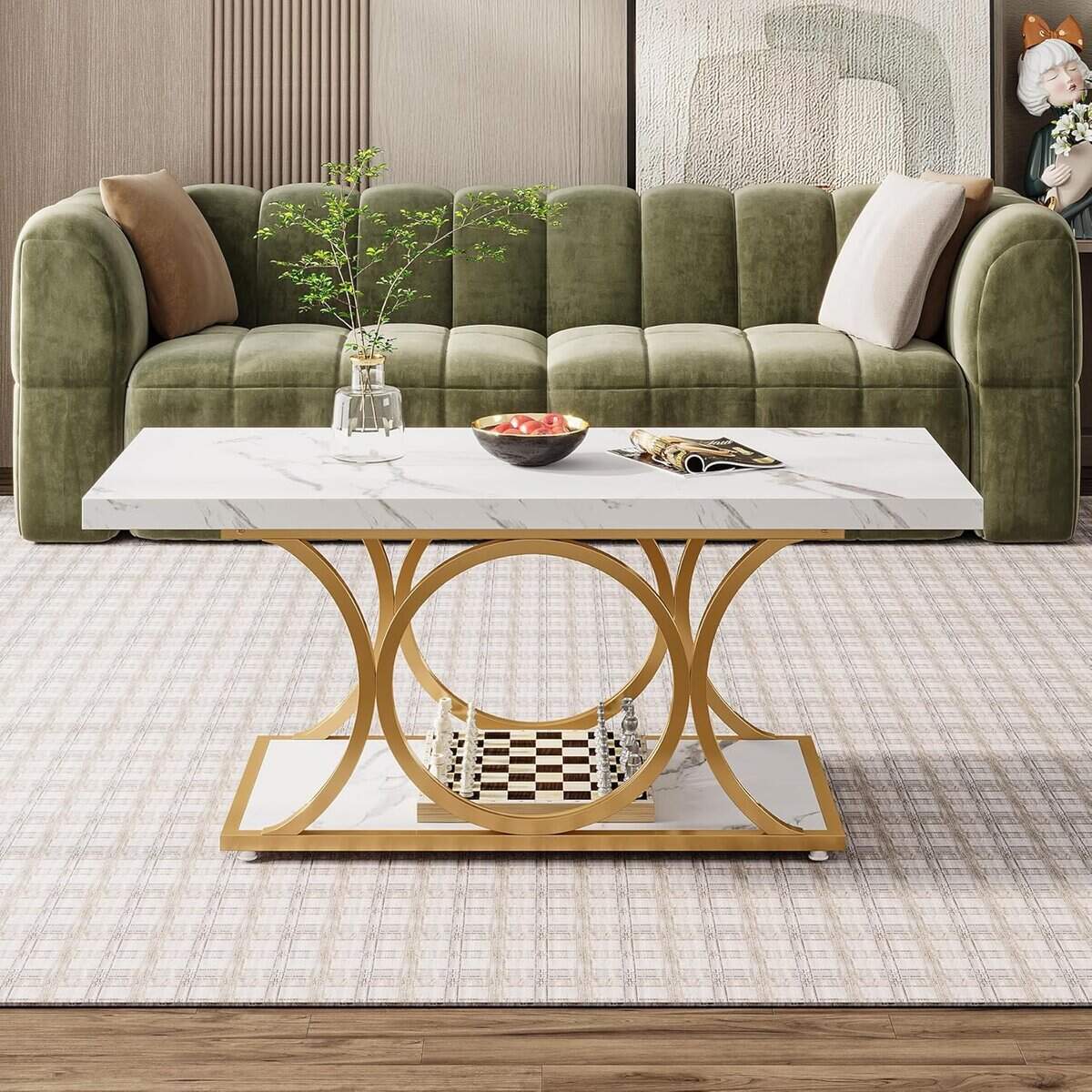 Tribesigns 47.24" Coffee Table