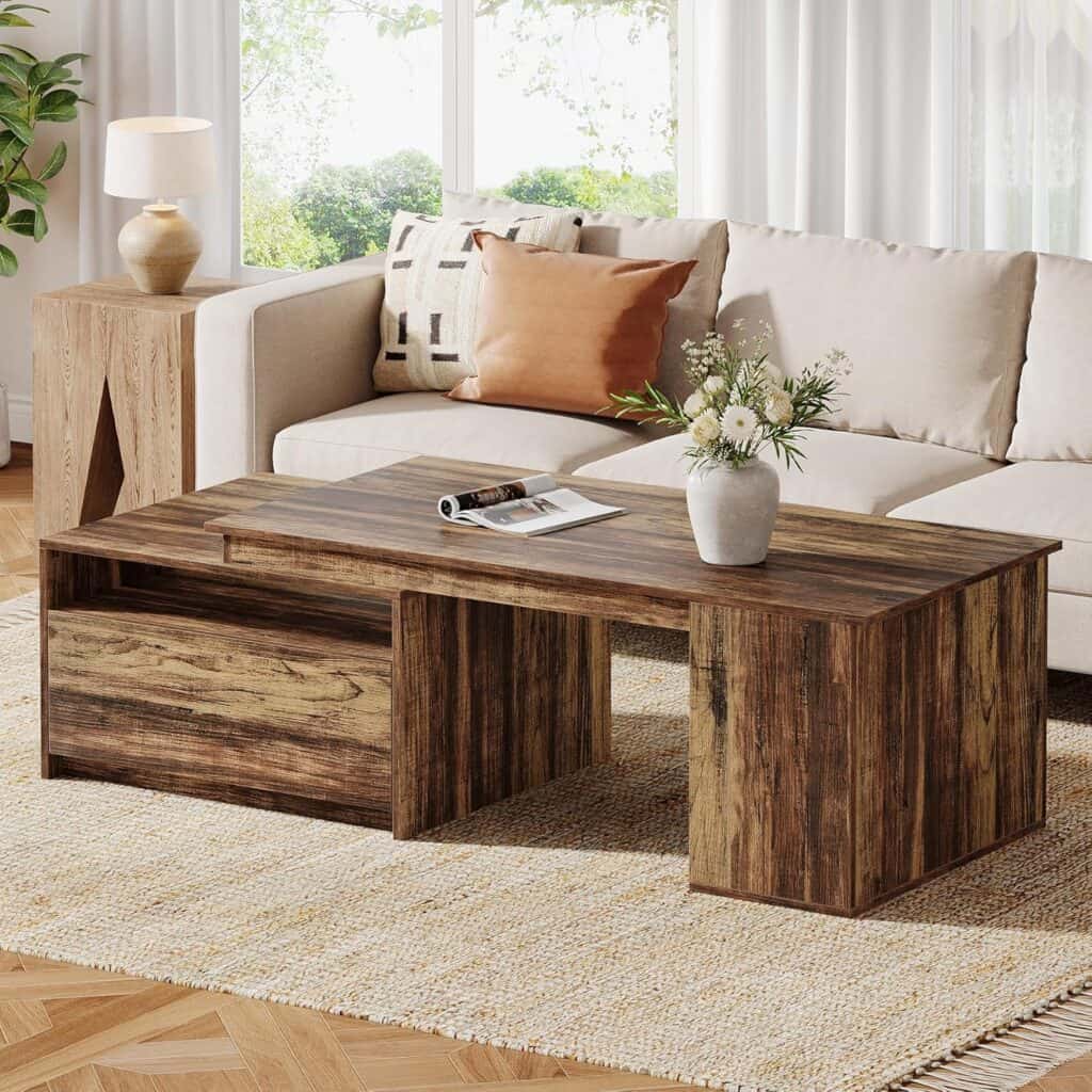 Tribesigns 47–70-Inch Extendable Coffee Table