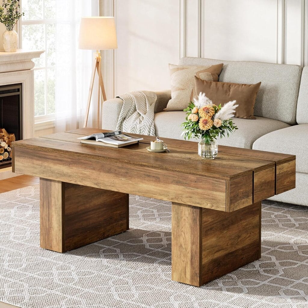 Tribesigns 47-Inch Extendable Coffee Table