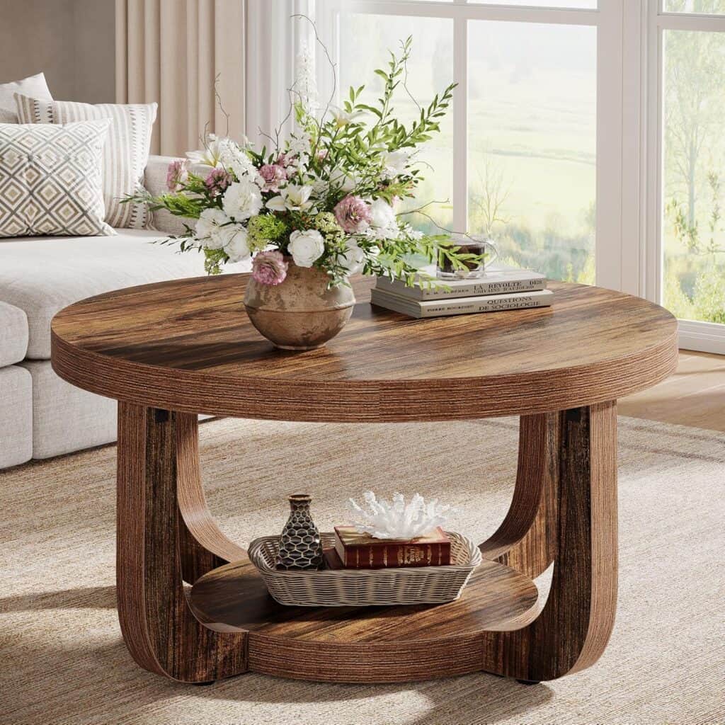 Tribesigns 47-Inch Farmhouse Coffee Table