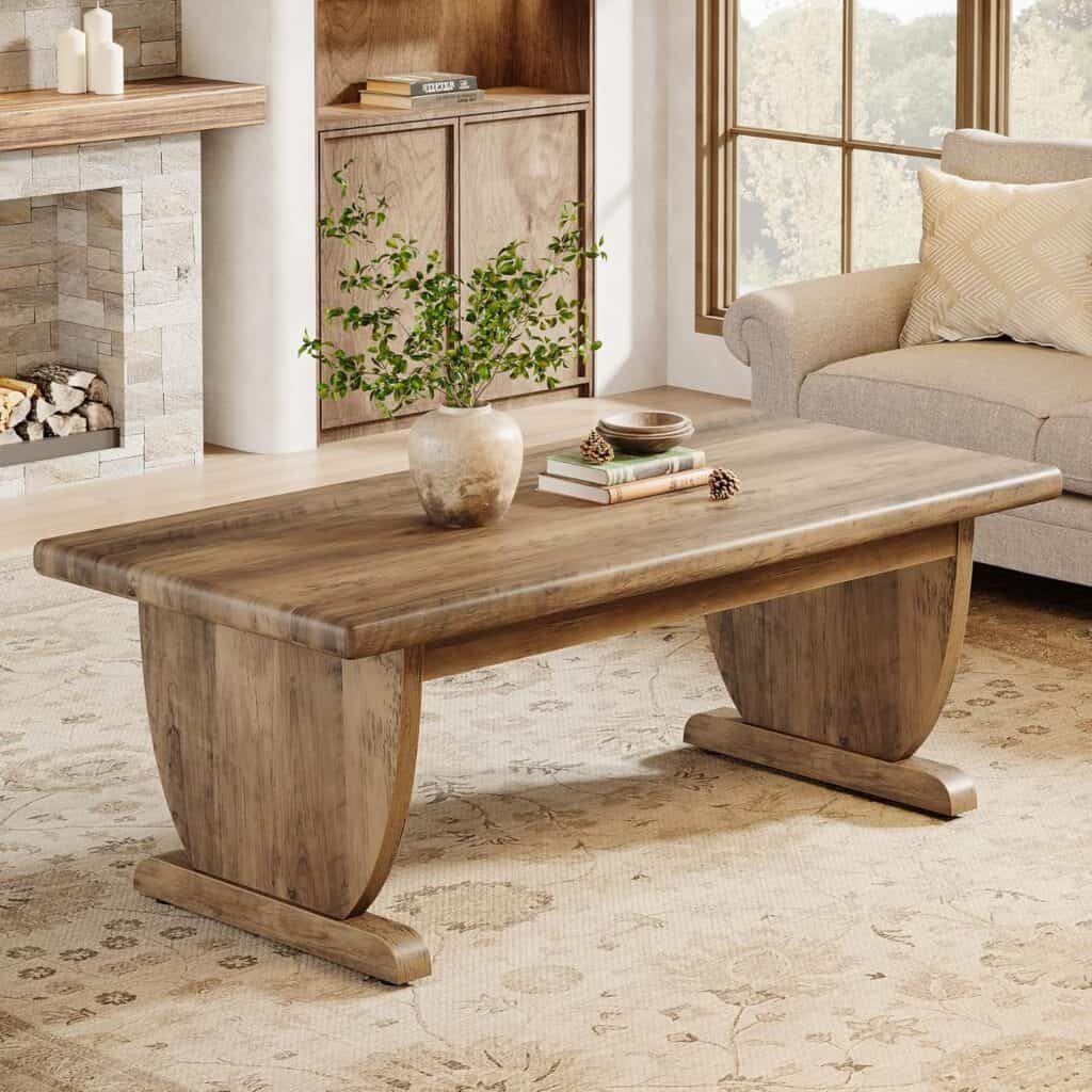 Tribesigns 47-Inch Farmhouse Coffee Table