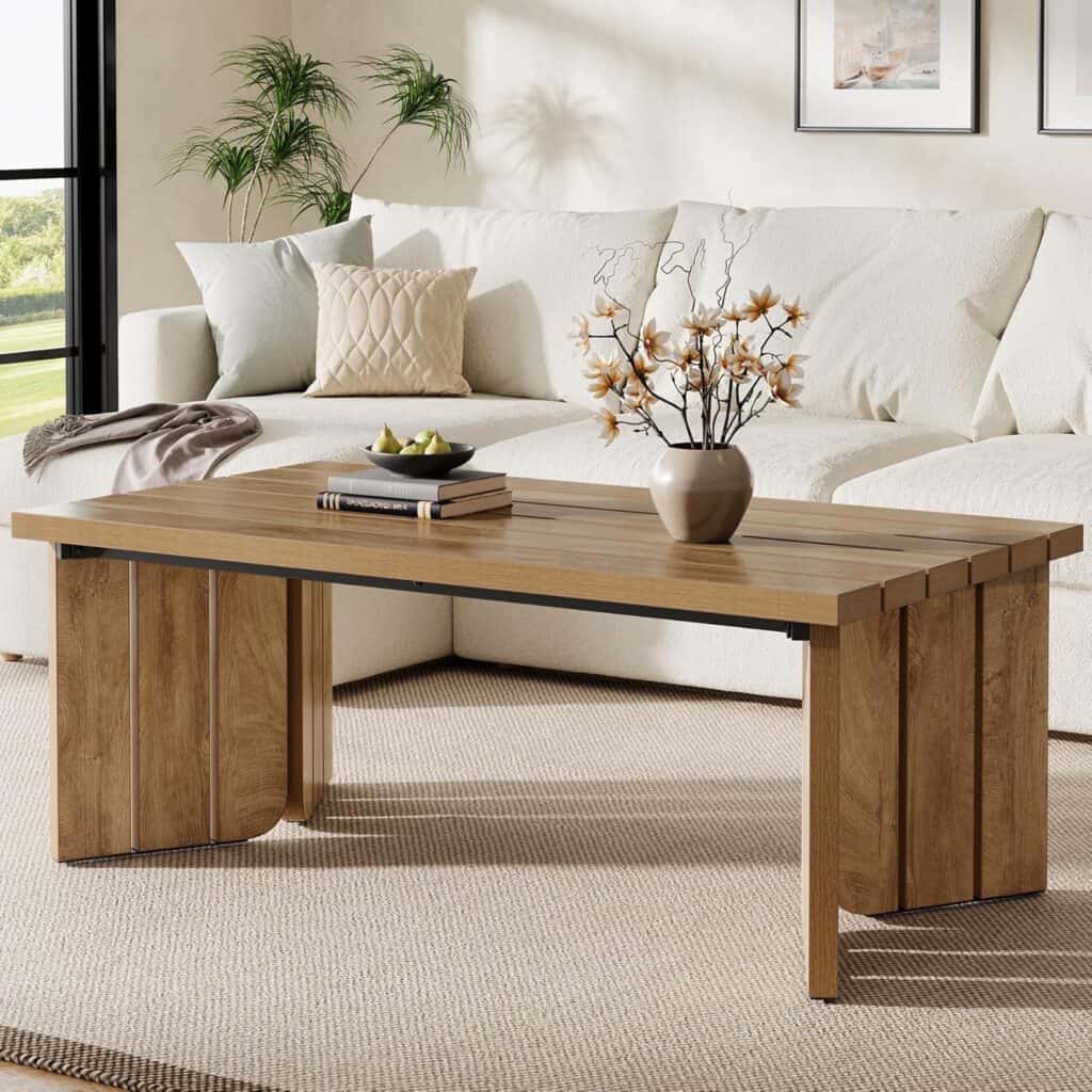 Tribesigns 47-Inch Farmhouse Coffee Table