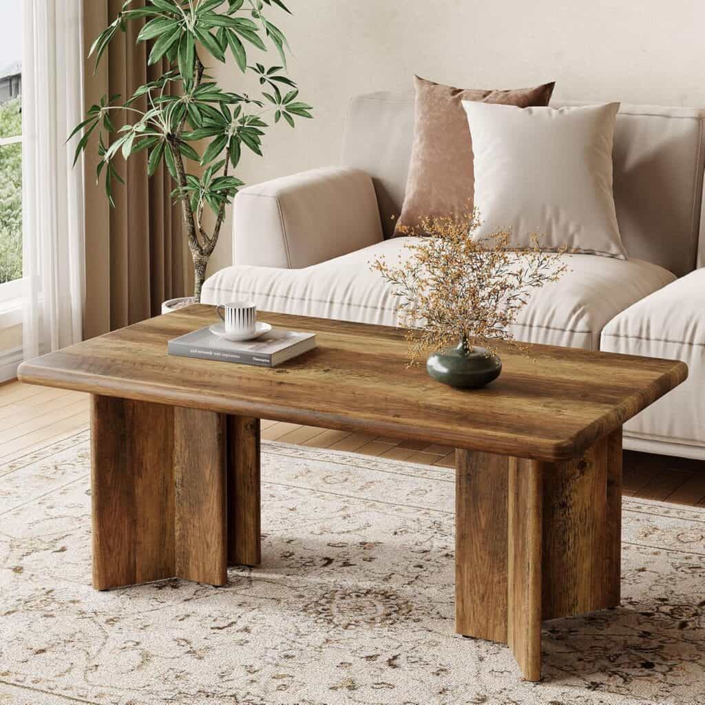 Tribesigns 47-Inch Farmhouse Coffee Table