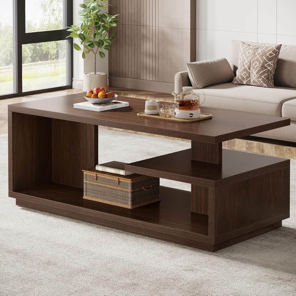 Tribesigns 47-Inch Mid-Century Coffee Table