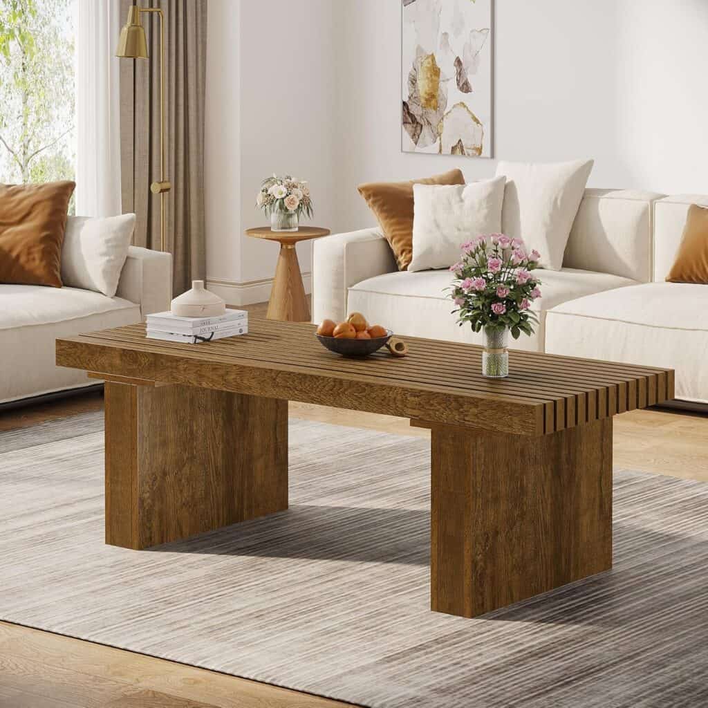 Tribesigns 47-Inch Modern Coffee Table