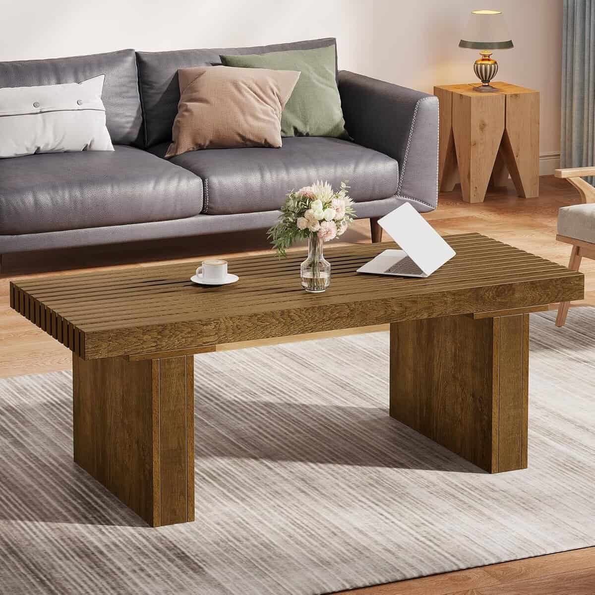 Tribesigns 47-Inch Modern Coffee Table