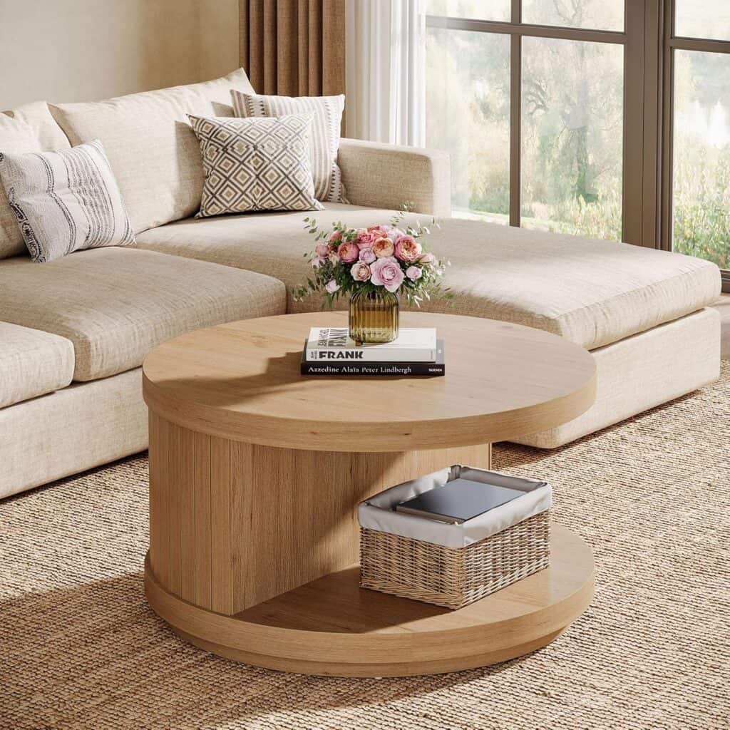 Tribesigns 47-Inch Modern Coffee Table