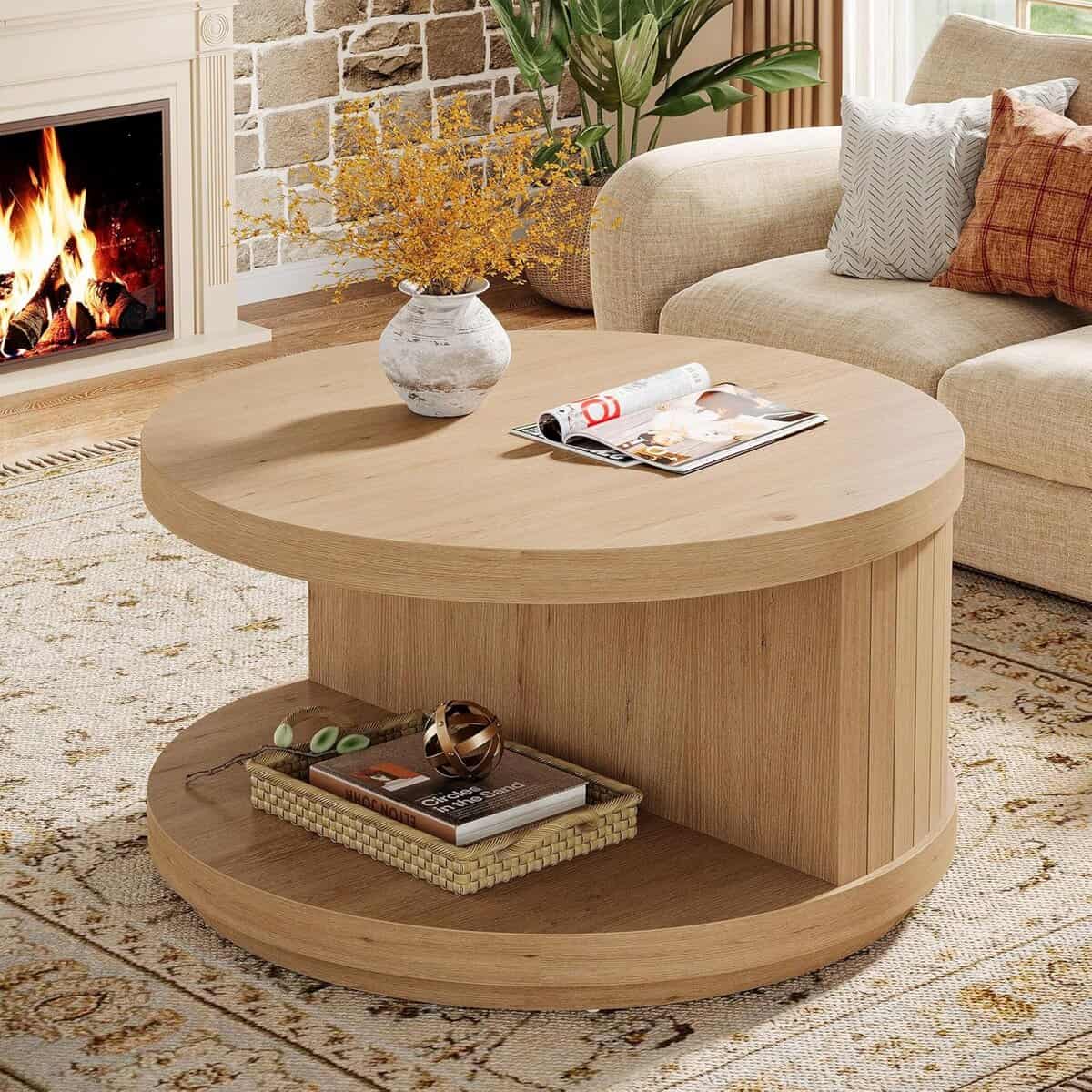 Tribesigns 47-Inch Modern Coffee Table