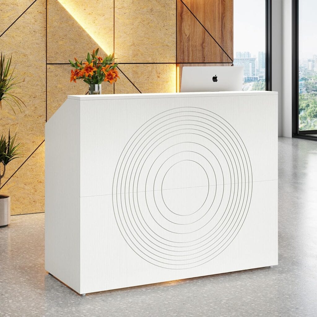 Tribesigns 47-Inch Reception Desk