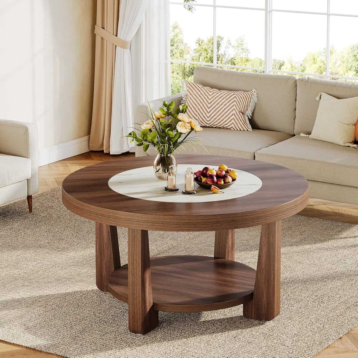 Tribesigns 47-Inch Rectangular Coffee Table