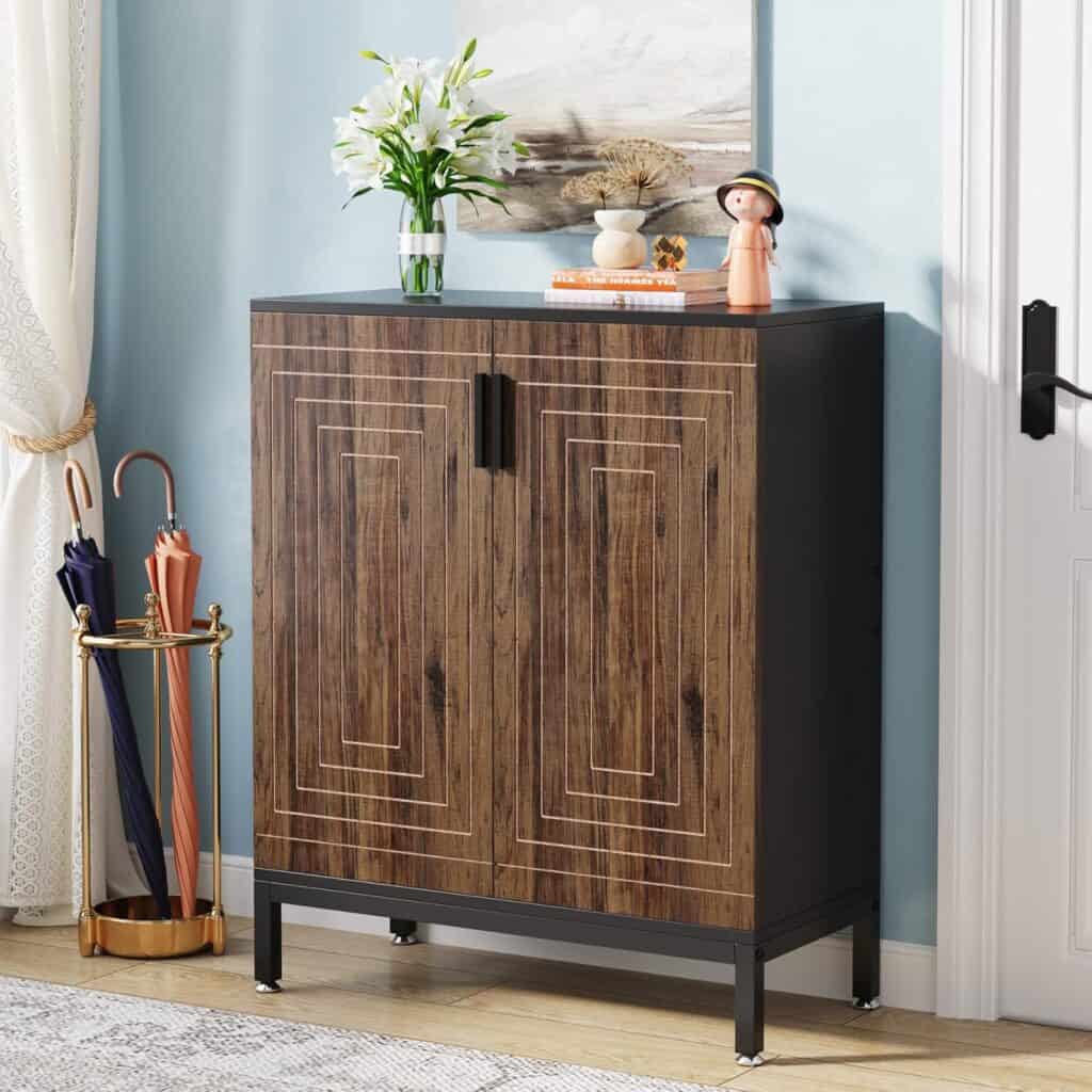Tribesigns Shoe Cabinet with Doors