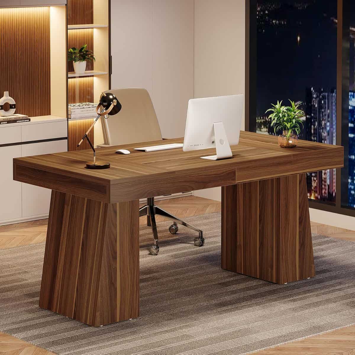 Tribesigns 55" Executive Desk