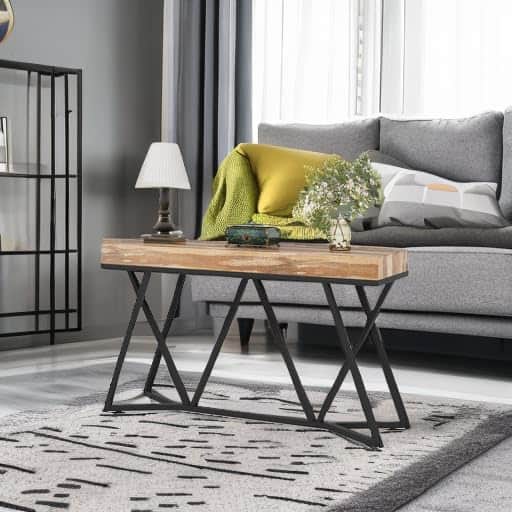 Tribesigns 55-Inch Console Table, Farmhouse Sofa Table