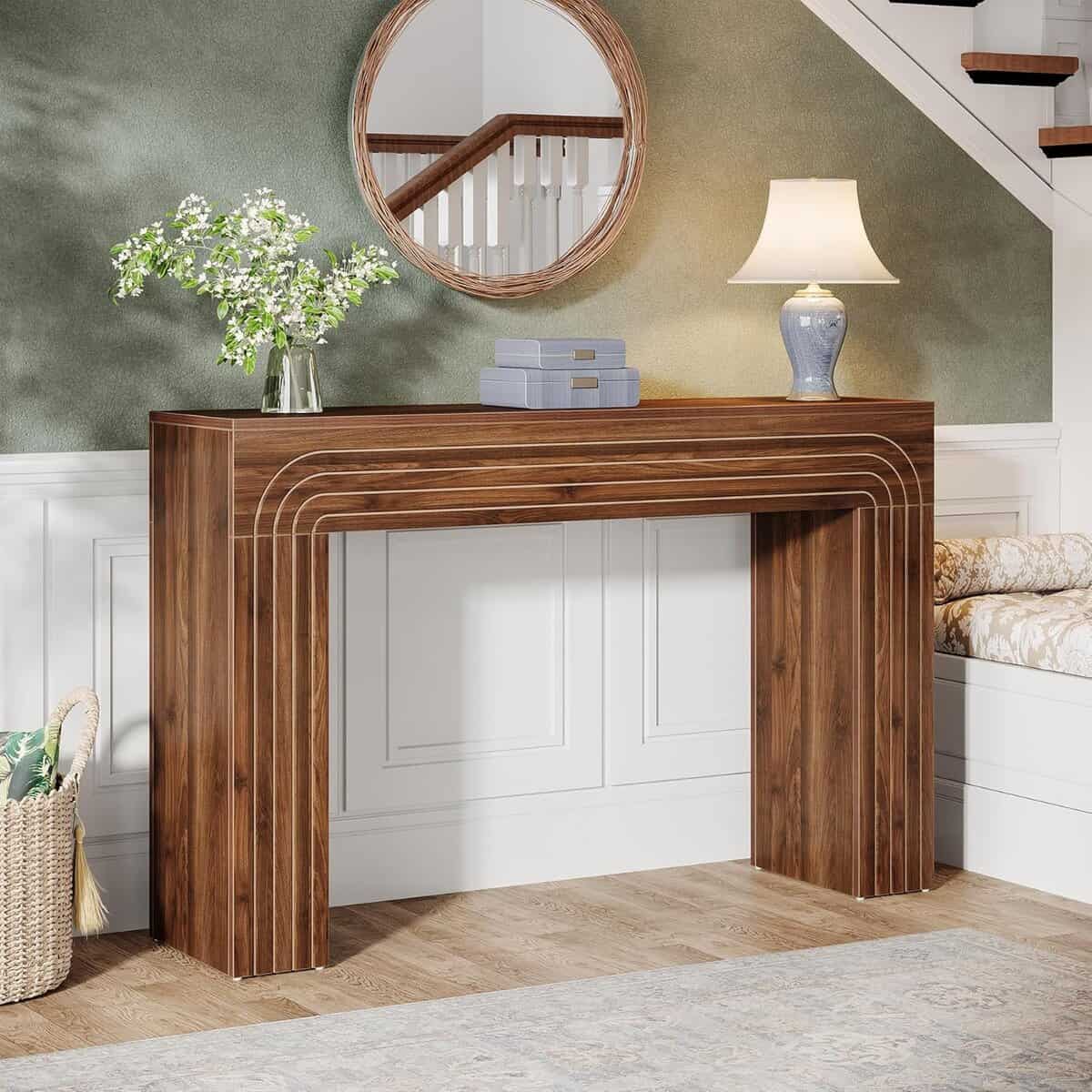 Tribesigns 55-Inch Farmhouse Console Table