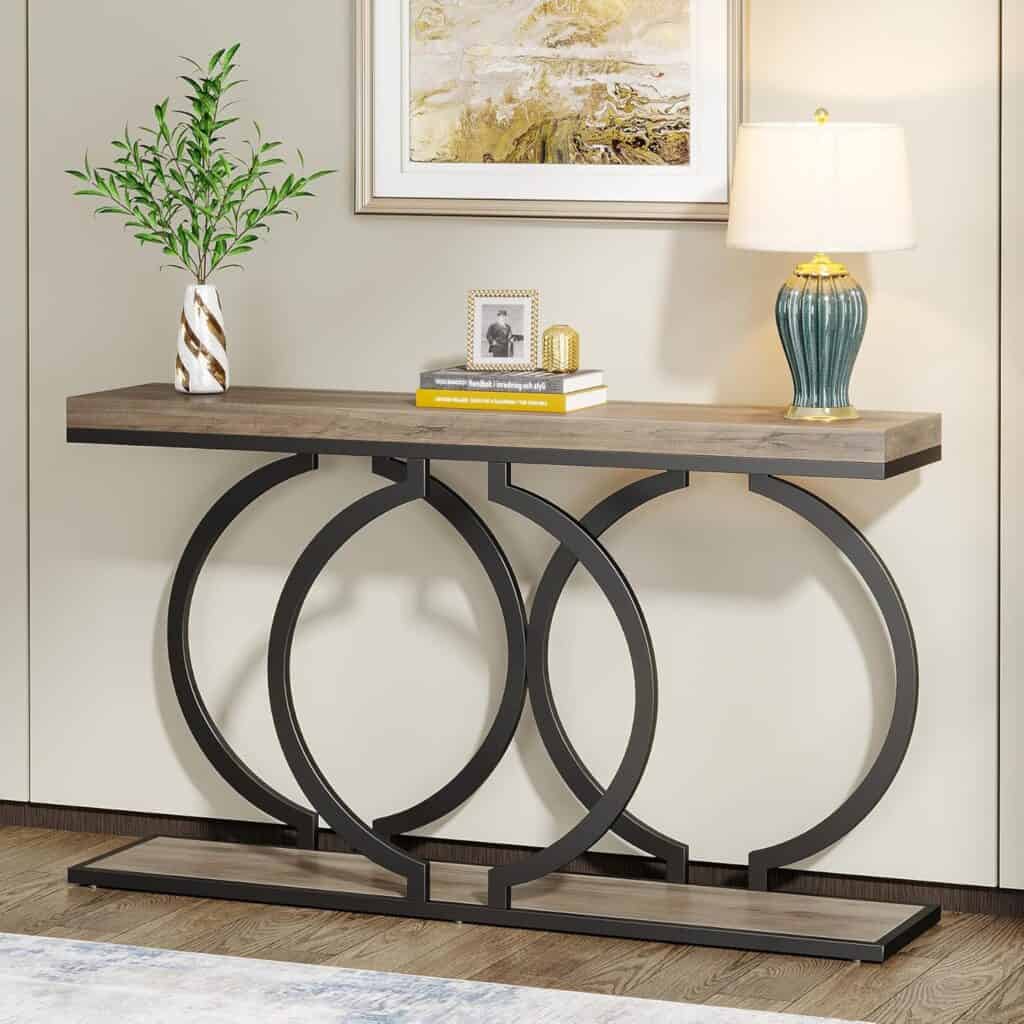 Tribesigns 55-Inch Industrial Console Table