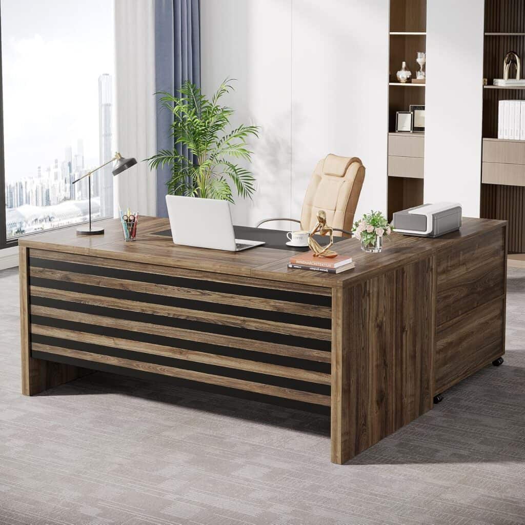 Tribesigns 62.2" Executive Desk