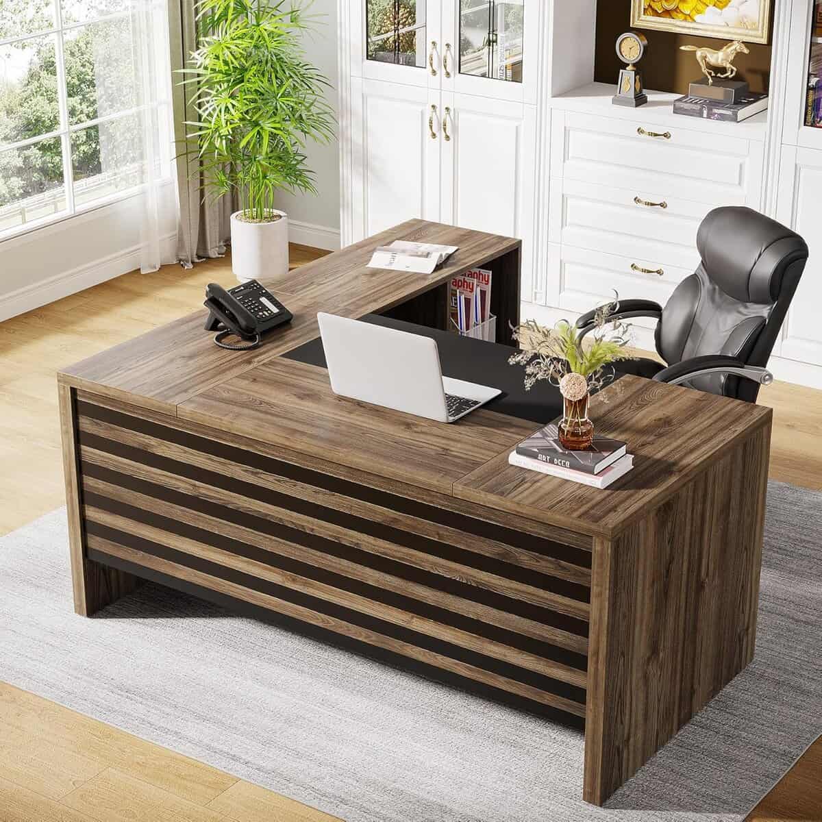 Tribesigns 62.2" Executive Desk
