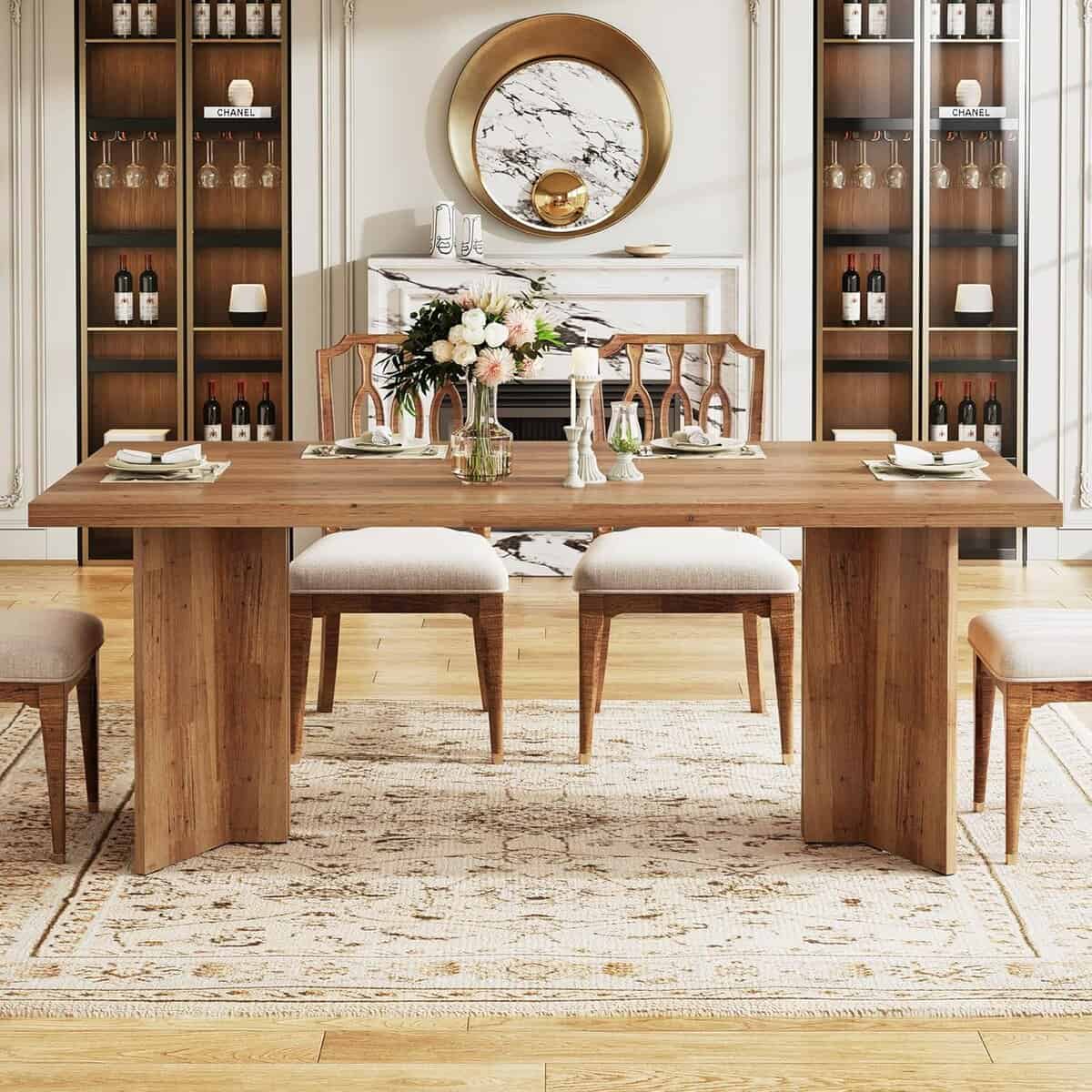 Tribesigns 63-Inch Dining Table
